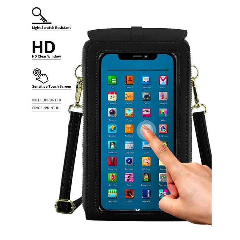 🔥Ends Today: 70% OFF! SEAGRIL™2026 Trendy Minimalist Elegant Women's Touchscreen Crossbody Phone Wallet
