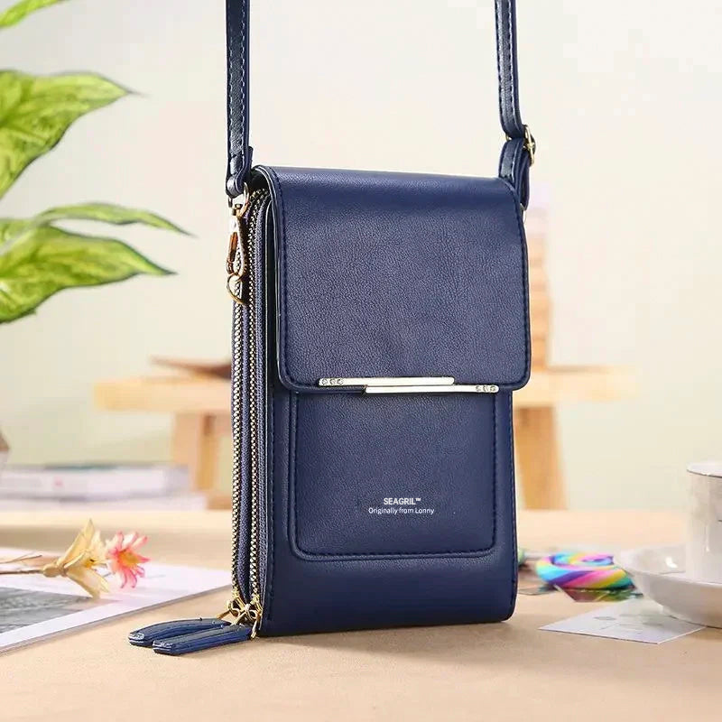 🔥Ends Today: 70% OFF! SEAGRIL™2026 Trendy Minimalist Elegant Women's Touchscreen Crossbody Phone Wallet