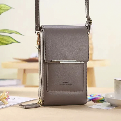 🔥Ends Today: 70% OFF! SEAGRIL™2026 Trendy Minimalist Elegant Women's Touchscreen Crossbody Phone Wallet