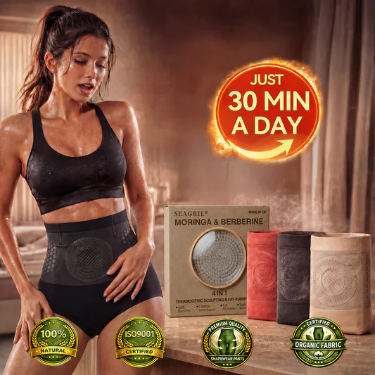 SEAGRIL®Moringa & Berberine 4-In-1 Thermogenic Sculpting & Fat-Burn Shorts