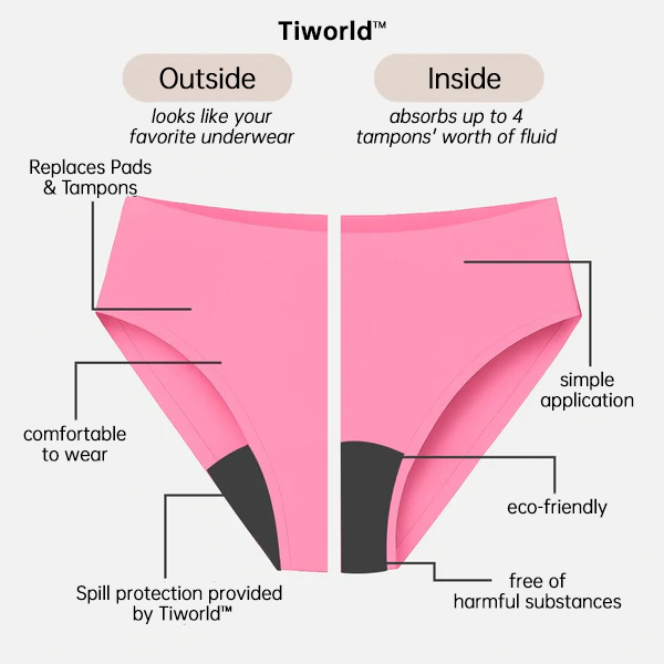 Meet Tiworld™: The Ultra-Thin Period Undies.