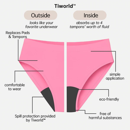 Meet Tiworld™: The Ultra-Thin Period Undies.