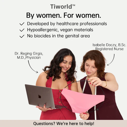 Meet Tiworld™: The Ultra-Thin Period Undies.