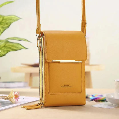🔥Ends Today: 70% OFF! SEAGRIL™2026 Trendy Minimalist Elegant Women's Touchscreen Crossbody Phone Wallet