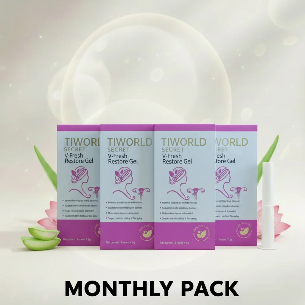 Tiworld® Relieve Dryness, Itch & Unpleasant Odor | Hormone‑Free Intimate Gel