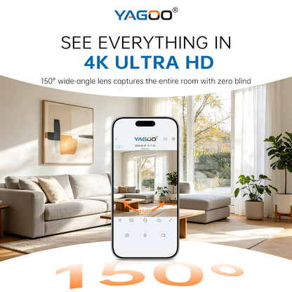 YAGOO™ Mini Wireless Home Cam: HD Night Vision & Alerts!