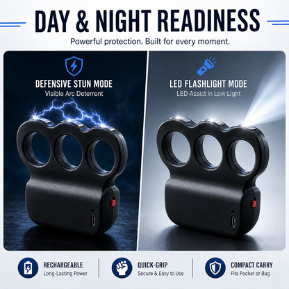 2026 TripleShock Stun Device – Powerful Personal Defense & Deterrent Protection