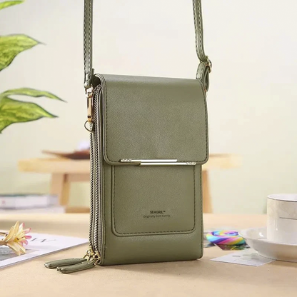 🔥Ends Today: 70% OFF! SEAGRIL™2026 Trendy Minimalist Elegant Women's Touchscreen Crossbody Phone Wallet