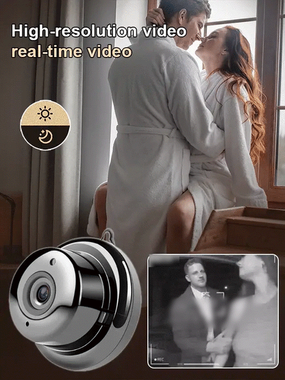 【Hidden camera HD night vision】No WIFI or electricity required💯Tiny and installs in 1 second ⚠️Remote real-time viewing