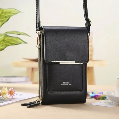 🔥Ends Today: 70% OFF! SEAGRIL™2026 Trendy Minimalist Elegant Women's Touchscreen Crossbody Phone Wallet