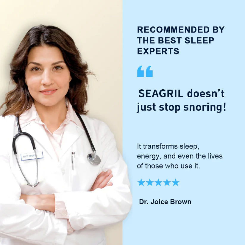 Ends Today: 70% OFF! SEAGRIL™Professional intelligent anti-snoring device