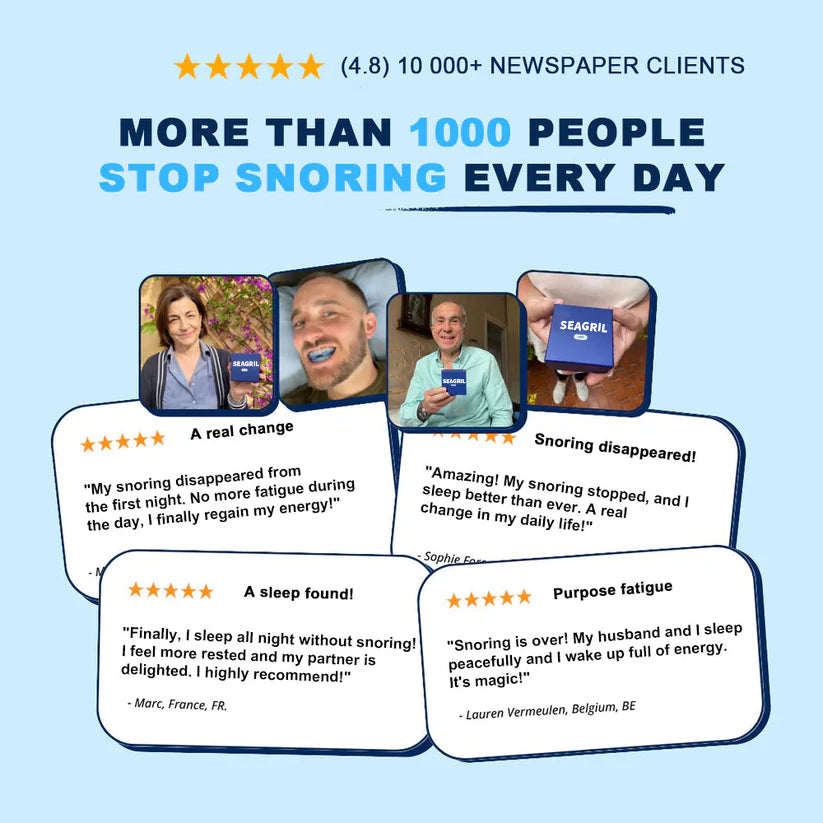 Ends Today: 70% OFF! SEAGRIL™Professional intelligent anti-snoring device