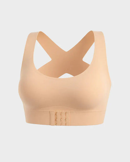 Last Day: Up to 50% Off Tiworld™ Front Closure Cross-Back Wireless Bra for Comfort & Support