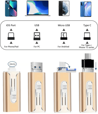 4-in-1 Memory Stick | Zorgt voor meer ruimte op je telefoon!