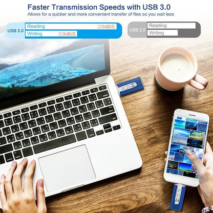 4-in-1 Memory Stick | Zorgt voor meer ruimte op je telefoon!