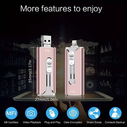 4-in-1 Memory Stick | Zorgt voor meer ruimte op je telefoon!